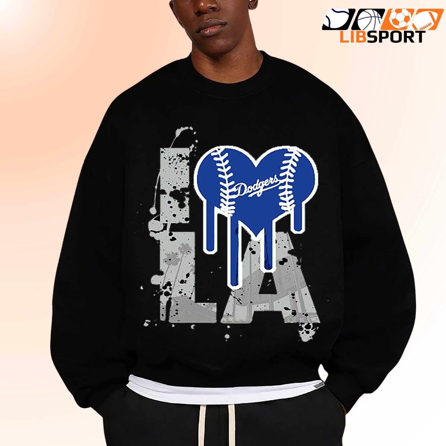 Love Los Angeles Dodgers Unisex T Shirt, Streetwear Tee